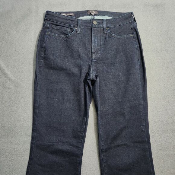 NYDJ Women 6 Dark Wash Mid Rise Barbara Bootcut Lift Tuck Technology Jeans - Picture 3 of 12